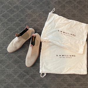 R.M. Williams Suede Craftsman Boot Tan Suede 7D